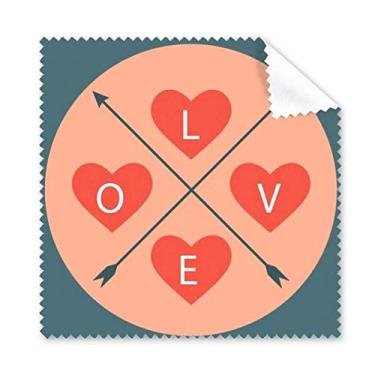 Imagem de Pano de limpeza para o Dia dos Namorados Rosa Azul com 5 peças