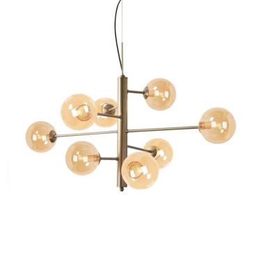 Imagem de Lustre Pendente Quality Cosmos 1430 G9 Bivolt Bronze / Champagne