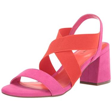 Imagem de Anne Klein Sandália feminina Ressa com salto, Rosa/laranja, 6