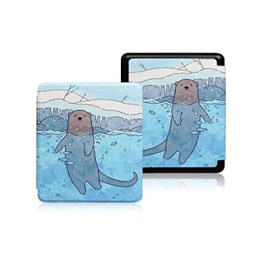 Imagem de Capa para Kindle Oasis – para Kindle Oasis de 7 polegadas 2ª geração lançado em 2017 e Kindle Oasis 3ª geração lançado em 2019 – Capa durável com função de hibernação automática