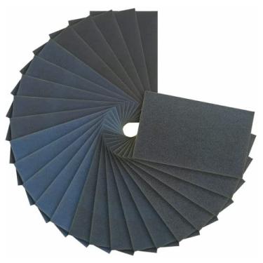 Imagem de SHENGANG 25 Pçs Folhas de Lixa Seca Molhada Lixas Abrasivas Sortimento para Móveis Automotivos de Madeira para Carros Acabamento de Polimento de Metal, 220