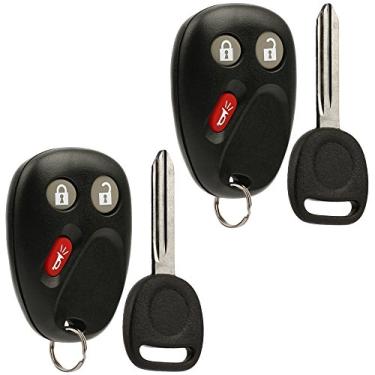 Imagem de Key Fob Controle remoto de entrada sem chave com chave de ignição serve para Chevy Avalanche Equinox Silverado SSR Suburban Tahoe / GMC Sierra Yukon / Hummer H2 / Pontiac Torrent / Saturn Vue