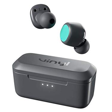 Imagem de Vinyl by Skullcandy True Wireless Bluetooth Earbuds cinza/azul-petróleo (V2VYW-N299)