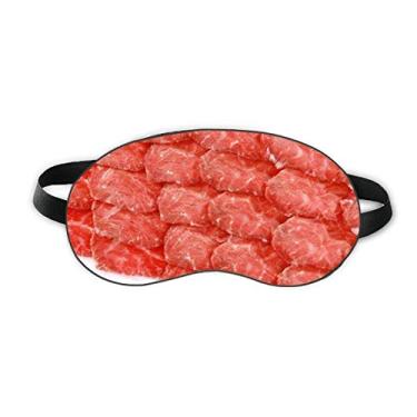 Imagem de Protetor de olhos macio para dormir com textura de carne crua para carne do lombo