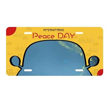 Imagem de DIYthinker Placa de carro com luz noturna silenciosa, barco, fada, pintura fuying para decoração de carro, dia da paz