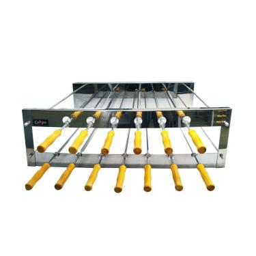 Imagem de Churrasqueira Rotativa Cerpo 13 Espetos Dupla Inox