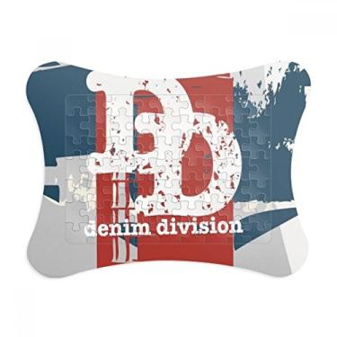 Imagem de Graffiti Street – Moldura de quebra-cabeça com estampa de cabine de telefone vermelha e azul