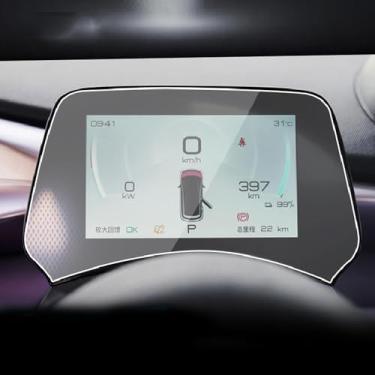 Imagem de LAVIYE Acessórios do carro Painel de painel de instrumentos Filme de vidro temperado anti-risco, para BYD Dolphin 2022-2023