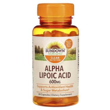 Imagem de Alpha Lipoic Acid 600Mg (Sundown) - 60 Cápsulas