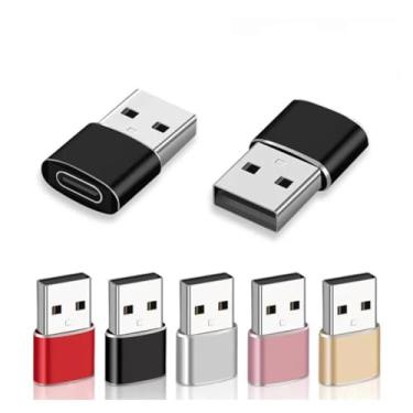 Imagem de Adaptador OTG Conversor Plug Usb C Fêmea Para Usb Macho Compatível com iPhone Ipad Android Notebook PC (Prata)