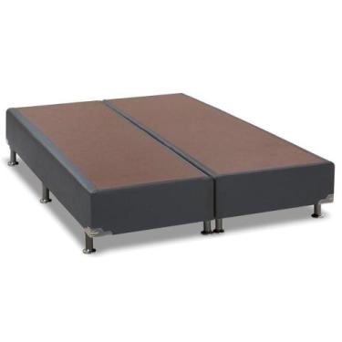 Imagem de Cama Box Base King Universal Courano Gray (186X198x20) - Ortobom