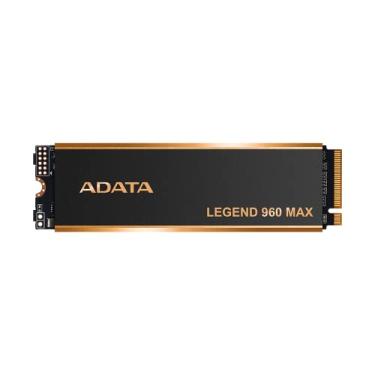 Imagem de ADATA SSD interno para jogos Legend 960 Max com dissipador de calor de 4 TB PCIe Gen4x4 NVMe M.2 até 7.400 MB/s compatível com PS5 (ALEG-960M-4TCS)