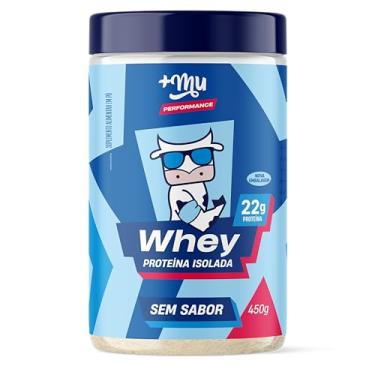 Imagem de +Mu Pote Whey Isolado Sem Sabor 22g Proteína - 450g