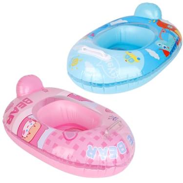 Imagem de Boia Bebe Boia Bote com Assendo Fralda Infantil Piscina Diversão e Segurança Linha Premium M5 Armarinhos (Menino)