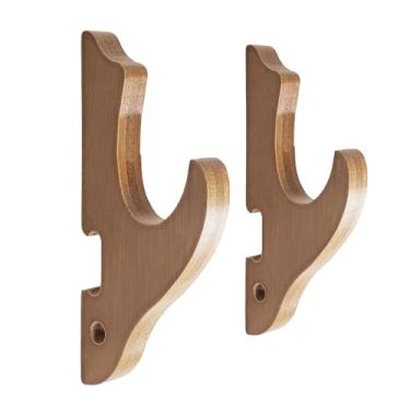 Imagem de IEUDNS Montagem na parede espada expositor espada rack de bambu decorativo multifuncional espada gancho exibição cabide para varas de pesca, 1 nível