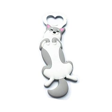 Imagem de SHFICDJ Abridor de garrafa animal Shiba Inu em forma de cachorro, abridores de garrafas de cerveja, abridor de garrafas de presente de suprimentos de cozinha criativo.