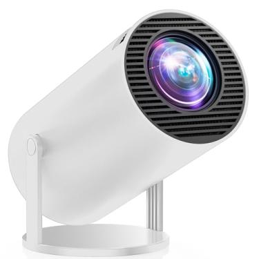 Imagem de ARTSEA Mini projetor com Wi-Fi e Bluetooth – projetor portátil 4K 1080p, projetor de feixe de visão com WiFi 6 e BT5.2 para movimentos ao ar livre, correção horizontal automática e rotação de 270