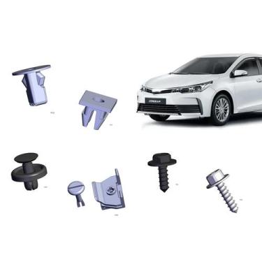 Imagem de Kit Presilha Parabarro Dianteiro Corolla 2015 A 2019 - Plastcar