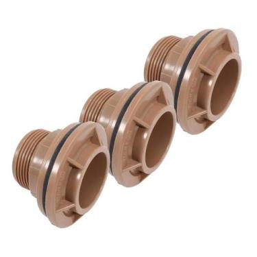 Imagem de Kit 3 Un Adaptador Roscável Flange 25Mm 3/4'' Tigre