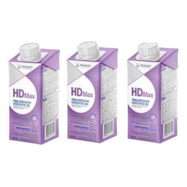 Imagem de Kit 3 Un Hdmax 200ml Dieta Enteral Sabor Baunilha Prodiet
