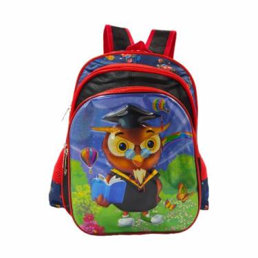 Imagem de Mochila Escolar Infantil Feminina Masculina 3D WL-C143 - Bqueen, 6
