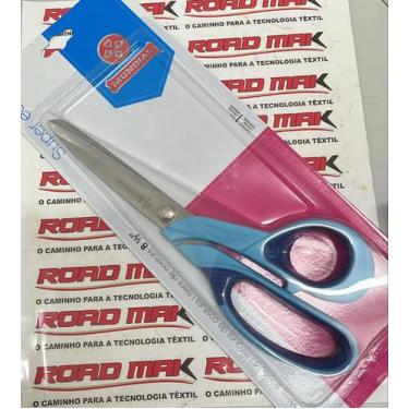 Imagem de Tesoura azul cabo emborrachado mundial