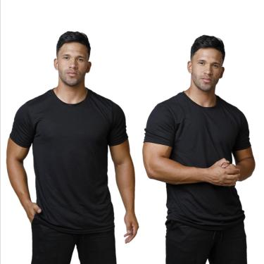 Imagem de Kit 2 Camisetas Masculina Ultraleve Treino Corrida Academia-Masculino