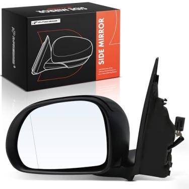 Imagem de A-Premium Espelho retrovisor traseiro externo preto dobrável manual aquecido - compatível com Fiat 500L 2014-2020