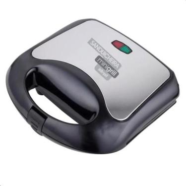 Imagem de Sanduicheira Grill Elétrica Inox - Inbsw01 - 127V - In Brasil
