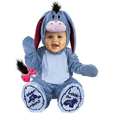 Imagem de Spirit Halloween Fantasia de Ursinho Pooh Baby Eeyore | Oficialmente Licenciada | Disney | Cosplay Eeyore Pooh | Fantasia de grupo, Multicolorido., 12 TO 18 MONTHS