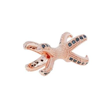 Imagem de Malahill Miçangas de zircônia cúbica para fabricação de joias, contas sorridentes para colares e pulseiras, 10,7 x 21 mm, ouro rosa