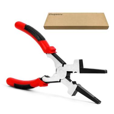 Imagem de Ziopetru Alicate de soldagem MIG de 20 cm, alicate multifuncional de soldagem MIG de aço carbono com alça isolada, alicate de corte de fio de ponta longa para soldagem profissional - confiável e