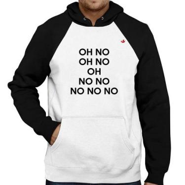 Imagem de Moletom OH NO! - Foca na Moda, Branco, Preto, G