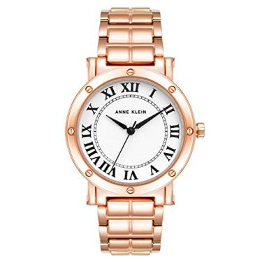 Imagem de Anne Klein Relógio feminino boyfriend Everyday pulseira, AK/4012, Ouro rosa, AK/4012WTRG
