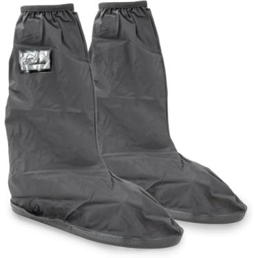 Imagem de Polaina Impermeável para Motoqueiro – Bota Galocha Preto, Proteção Completa Contra Chuva e Água com Solado Antiderrapante – Tamanho XL