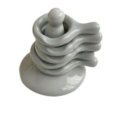 Imagem de Fenteer 5 peças REST PASTICK REST CHAPETICKS RACK RACK CHAPOTICKS STAND STAND para CAFE, Cinza