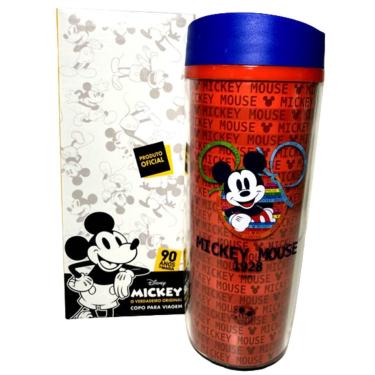 Imagem de Edição Especial - Copo Plástico Para Viagem 500 ml 90 Anos de Magia Mickey Mouse Disney - Produto Oficial - Zona Criativa