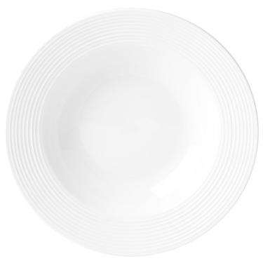 Imagem de Prato Fundo L'Hermitage Brizzard em Porcelana 22,5 cm - Branco