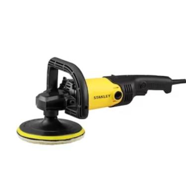 Imagem de Stanley Lixadeira e Politriz Angular 7 Polegadas, com Maleta de Ferramentas, Boina para Polimento, Disco de Borracha e Chave de Aperto, Modelo SP137K, 110V