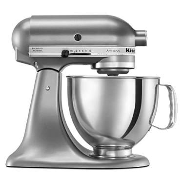 Imagem de KitchenAid KSM150PSCU Artisan Series Batedeira com protetor de derramamento - Contorno Prata