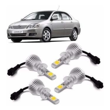 Imagem de Kit Super Led Corolla 2004 2005 2006 2007 Foco Duplo 6000K - Imports