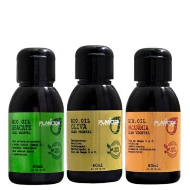 Imagem de PLANCTON - Kit Terapia de Revitalização Profunda - Bio Oil de Oliva - Macadâmia - Abacate 60ml