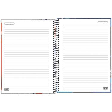 Imagem de Caderno Universitário Do It! Tilibra Capa Dura Espiral - 16 Matérias 256 Folhas Futebol