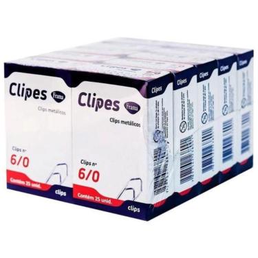 Imagem de Pacote Clips Galvanizado Frama - 6-0 C- 250 Unidades (10 Caixas C- 25und)