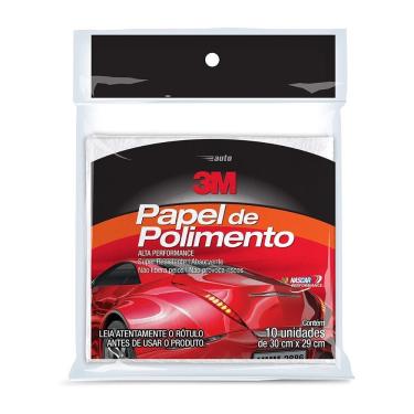 Imagem de Papel Polimento 3m Auto 10 Folhas