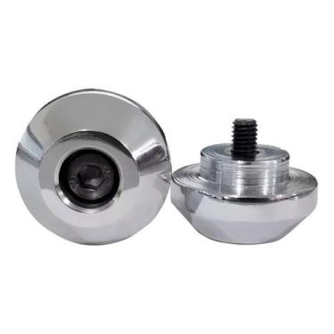 Imagem de Peso Guidão Mt03 R3 Nmax 160 Fazer150 Cromado Par - Geral