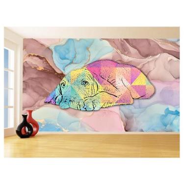 Imagem de Papel De Parede 3D Animais Pop Art Cachorro Pet 3,5M Pxa227 - Você Dec