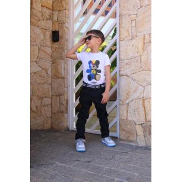 Imagem de Calça jeans sarja Infantil Juvenil Masculino Menino  do 1 ao 16 - theo