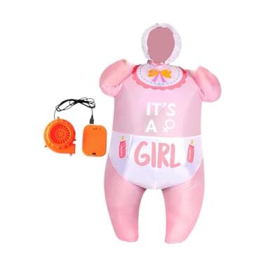 Imagem de Vaveren Fantasia inflável de bebê para adultos, fantasia inflável para carnaval, lembrancinhas de festa