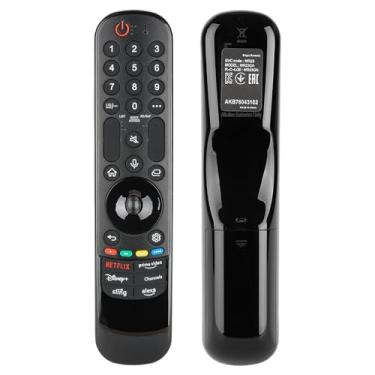 Imagem de MR23GN AKB76043202 Controle remoto compatível com Smart TV LG 2018-2023 LG UHD OLED QNED B3 C3 G3 NanoCell 4K 8K Smart TVs, compatível com controle remoto LG AN-MR23GA/GN AN-MR22GA/GN AN-MR21GA